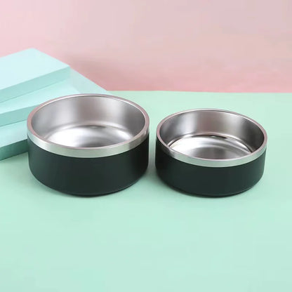 Stainless Steel Dog Bowl - Non-Slip Premium Feeding