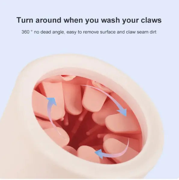 Pet Paw Washer Cup - Portable Foot Cleaning for Dogs