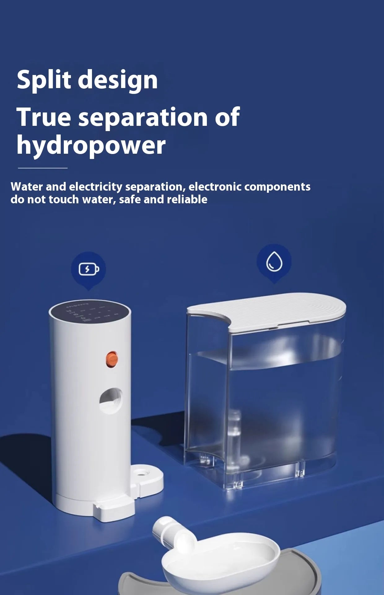 Smart Pet Water Fountain - Cordless with App Alerts