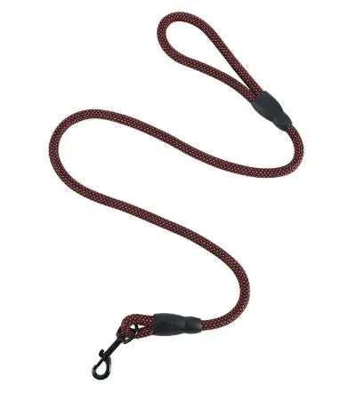 Nylon Dog Leash - Durable Woven Traction Belt with Harness