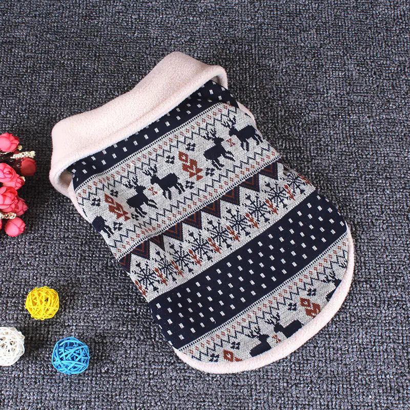 Dog Winter Jacket 2025 - Warm Cotton Christmas Sweater