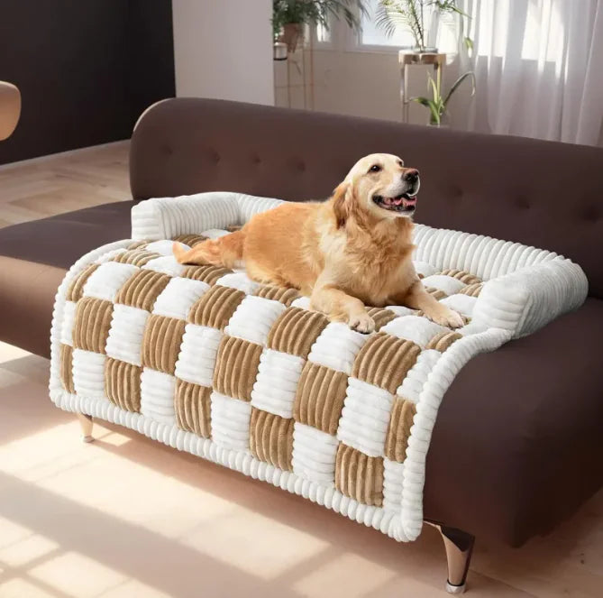 Plush Pet Bed - Extra Thick Warm Cushion for Dogs & Cats