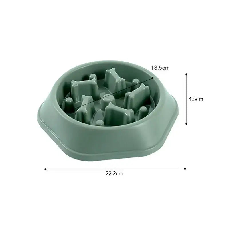 Slow Feeder Dog Bowl - Anti-Gulp Pet Feeding Solution
