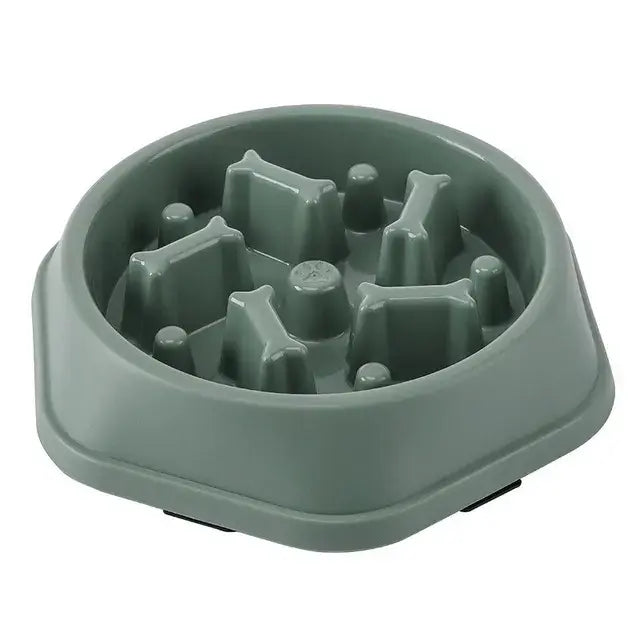Slow Feeder Dog Bowl - Anti-Gulp Pet Feeding Solution