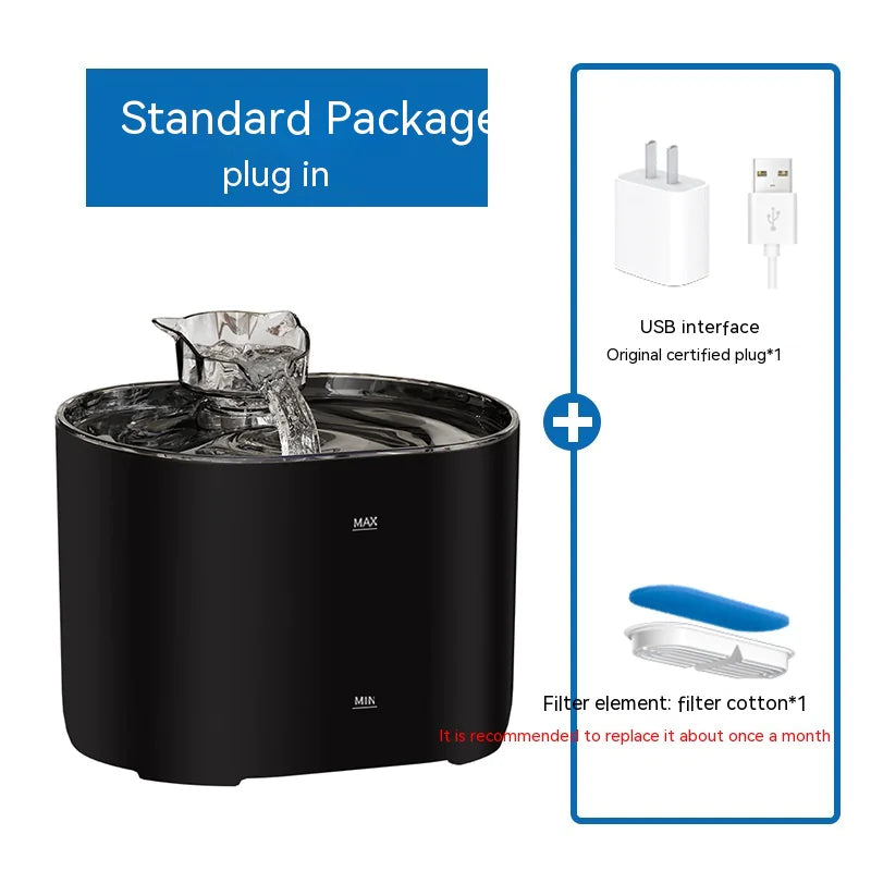 Premium Cat Water Fountain - Automatic Circulating Filter