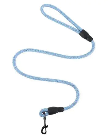 Nylon Dog Leash - Durable Woven Traction Belt with Harness